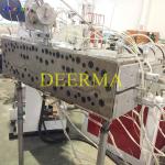 38CrMoALA Screw Material PVC Hollow Wave Roof Tile Production Line with SIEMENS