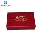 Magnetic Folding Packaging Boxes Luxury Rigid Cardboard With Ribbon