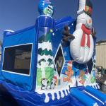 Popular PVC Jumping Bouncer Snowman Inflatable Bouncy Castle