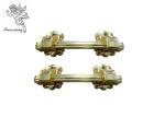 Funeral Golden Casket Handle Hardware , PP Recycle Plastic Wholesale Coffin