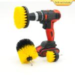 PP 3 Pack Auto Drill Cleaning Brush For Car Wheel 2'' 3.5'' 4''