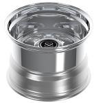 Custom 3 PC Rims 18X8 And 18X12 Polished For Dodge Charger 1968