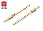 OEM CNC Brass Parts For Copper Fiber Optic AC / DC Pin Metal Processing
