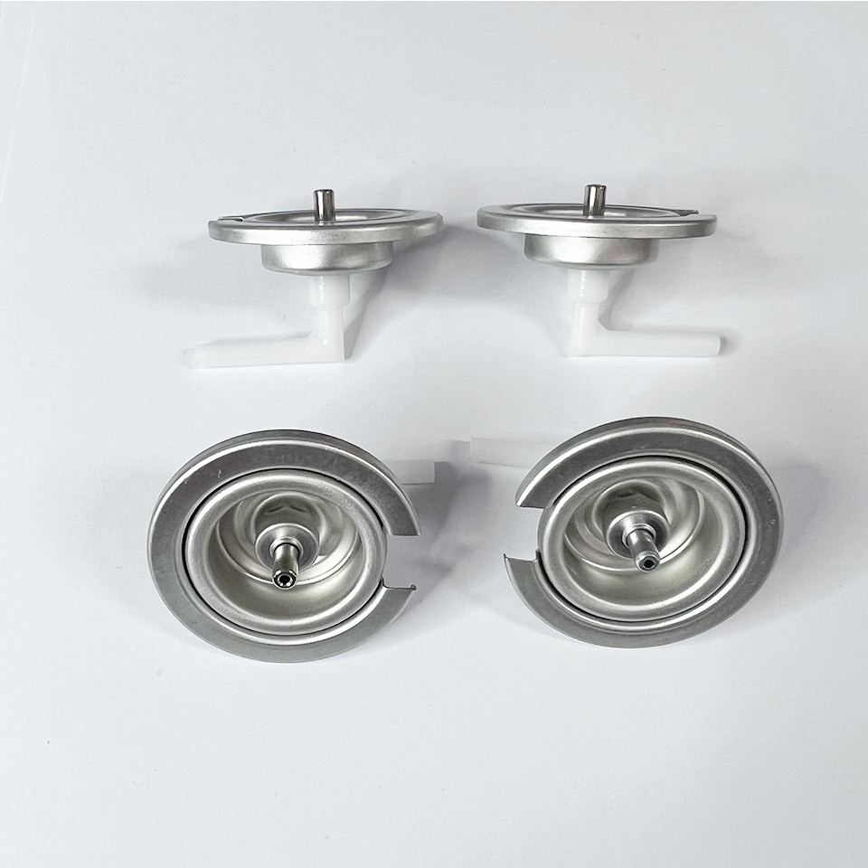Buna Inner Gasket Butane Gas Cartridge Valve For Butane Fuel Canister