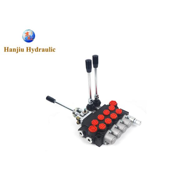 40 Liters Hydraulic Monoblock Valve With Joystick Control Hydraulic Distributor Valves