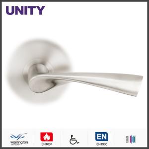 Wholesale Stainless Steel Fire Door Lever Handle EN1906 and EN1634 Satin Finish from china suppliers