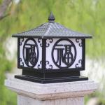 AC 165-265V Input Voltage Big Solar Post Light Fence for Outdoor in United