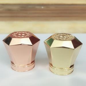 Wholesale Gold Color Metal Perfume Bottle Caps Die Casting Plating Zinc Alloy 118g from china suppliers
