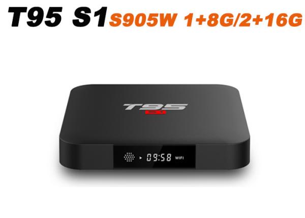 New Android 7.1 TV Box T95 S1 Amlogic S905W 4K 1G / 2G RAM 8G / 16G ROM Smart Tv