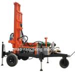150m Hydraulic Trailer Mounted Water Well Drilling Machinery with 32HP Diesel