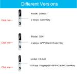 WIFI Gateway Fingerprint Intelligent Door Lock For Aluminum Door