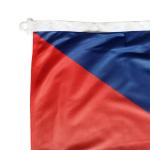 5x8' Equatorial Guinea Flag Knitted Polyester Rope And Swiss Buckle Customized