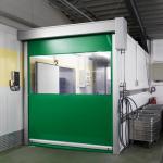Automatic Fast PVC Speed Rolling Folding Shutter Industrial Sectional Doors
