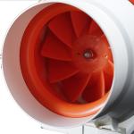 Round Axial Flow Inline Duct Fans For Enhanced Small Bathroom Ventilation