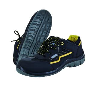 Wholesale UF-166 Lightweight Breathable Safety Shoes for Men and Women Split Leather Upper from china suppliers