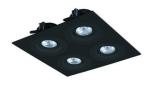 2500lumen 4×8W Ceiling Recessed Downlight With Heating Sink
