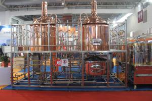 Wholesale Copper Craft Small Beer Factory Equipment , 100L Mini Beer Making System from china suppliers