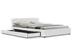 Sunny Modern Faux Leather Storage Bed Double Size With Drawers OEM