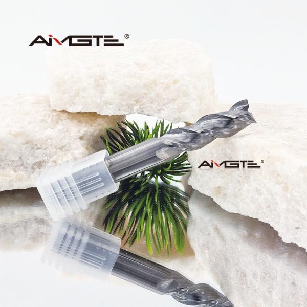 Aluminum Specific 3 Flute U Groove Carbide End Mill 30° Helix Angle for High Speed Machining