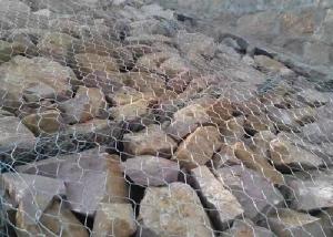 Wholesale Real Gabion Mesh Manufacturer 8X10cm Wire 2.7mm / 3mm Galvanized Gabion Box from china suppliers