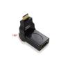 Buy cheap 180 Degree Rotation Swivel MINI HDMI Male to HDMI Female M/F Adapter Converter from wholesalers