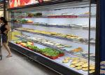 Hypermarket Open Commercial Display Freezer For Meat Ventilate Cooling