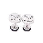 Skull earring bad smile stud earrings Halloween ear stud man woman unisex
