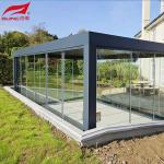 Waterproof Windproof Aluminum Motorized Pergola Freestanding