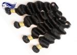 No Shedding Virgin Brazilian Hair Extensions Black Body Wavy Hair Weave