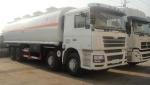 White HOWO 2300L Tank Trailer Trucks , 42 m³ Diesel Semi Trailer Truck