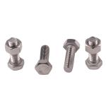 Flat Head M14 Bolts and Nuts M12 Washers M10x125 Size Head Hollow A4 304 316