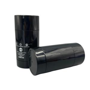 Wholesale 75g 2.65oz Black Deodorant Stick Container Mosquito Repellent Round Shape With Printing AS Body from china suppliers