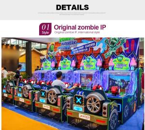 Wholesale kid favor double player Zombie Outbreak Water Shooting game machine with zombie theme from china suppliers