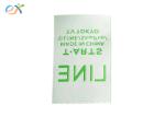 Green Woven Clothing Labels Rectangle Shape Size Custom Woven Labels