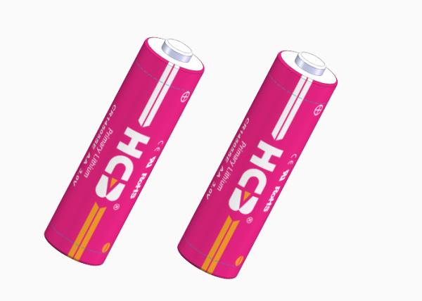350Wh/kg CR14505SE AA 3V Primary Li-MnO2 Battery 100mA Bobbin Glass to metal