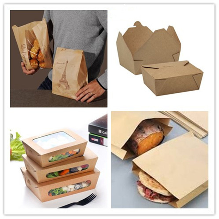 Recyclable Food Grade Brown Kraft Paper For Food Packing