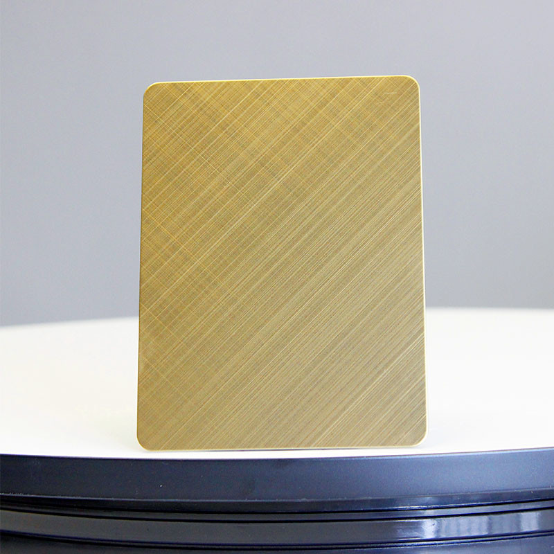 Customized Brushed Stainless Steel Decorative Plates 3.0mm Thickness