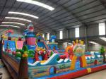 Children's playground equipment inflatable castle 20*10m size material PVC