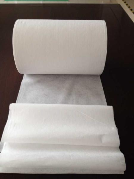 50 Gsm White Cotton Cloth , Cotton Wool Fabric Biodegradable For Cleansers