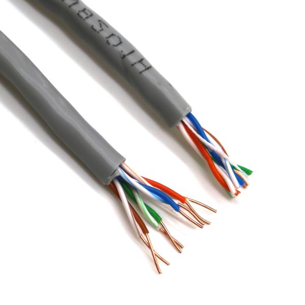 Quality Unshielded Cat 5 Cat 5e Flexible Network Cable High Speed Ethernet Wall Socket for sale