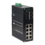 Industrial Managed PoE Ethernet Switch 8-Port 10/100/1000T + 4-Port 1000X SFP