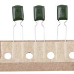 CL11 Polyester Inductive Foil Film Capacitor Green Mylar Capacitor 392J1200V