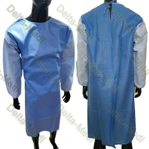 Wholesale AAMI PB70 Level 3 Reinforced Sms Surgical Gown Sterile Disposable from china suppliers
