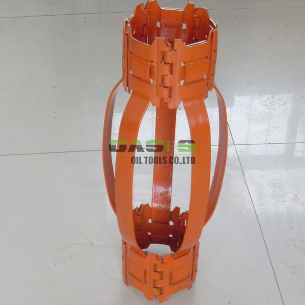 Oil Well Casing Single Piece Centralizer With Spiral / Straight Blade