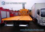 Yellow Forland Times 5T flatbed tow truck 3 Seats 1 Sleeper Left Hand Drive