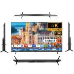 Frameless LED 32" UHD Screen Television TV 65 Inch 4K Smart TV Android 75 Inch