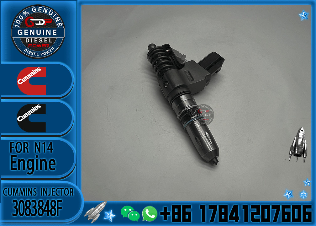 Construction Machinery PartsFuel Injector For N14 Diesel 3083846T 3083848F 3411766F 3080931F For CUMMINS Diesel Engine