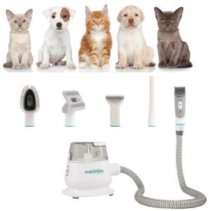 Wholesale Pet Grooming Made Simple with 6-in-1 Vacuum Dust Bag 1.2L and Clippers Blades Included from china suppliers