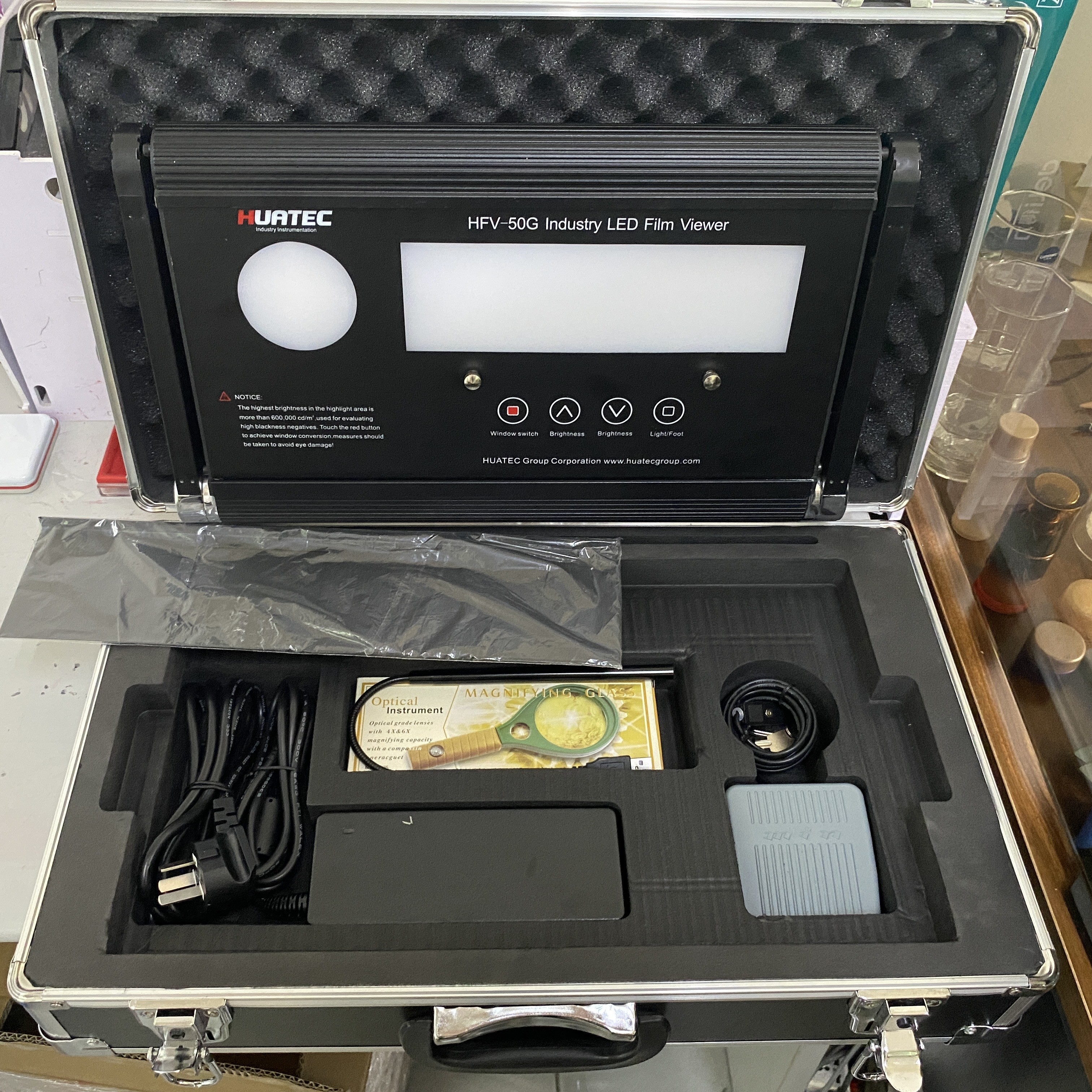 HFV-50G Flatbed LED Industrial Radiographic Film Viewer
