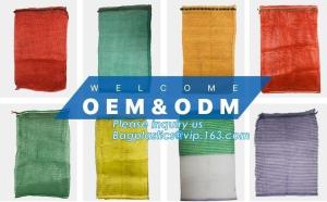Wholesale pe raschel bag Leno mesh bag orange mesh bags,New arrival potato bags raschel mesh bags,raschel mesh bags for vegetable, from china suppliers